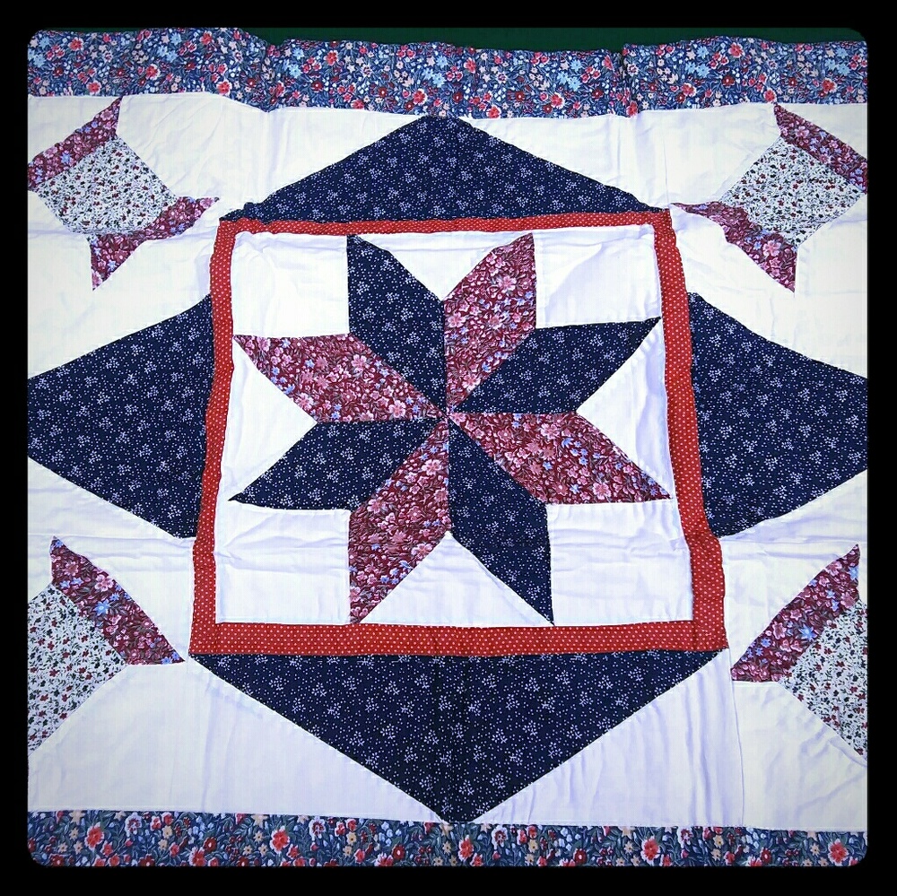 Pair of C & F Quilted Shams